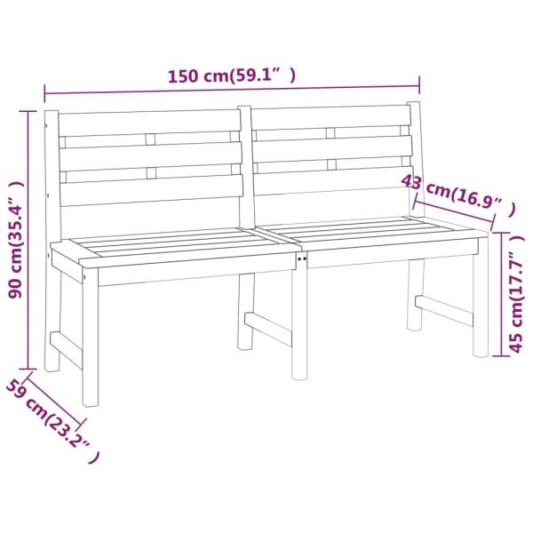 4-tlg. Garten-Essgruppe Massivholz Teak