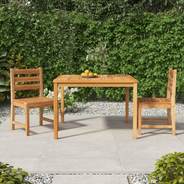 ARDEBO.de - 3-tlg. Garten-Essgruppe Massivholz Teak