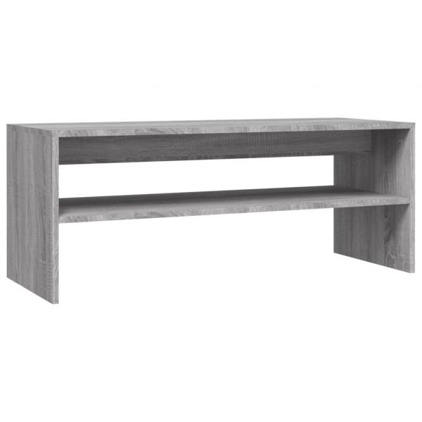 Couchtisch Grau Sonoma 100x40x40 cm Holzwerkstoff