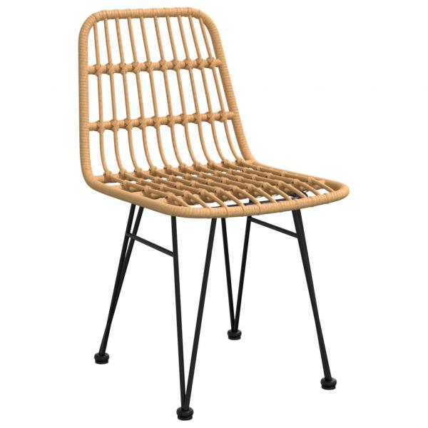 Gartenstühle 2 Stk. 48x62x84 cm PE-Rattan