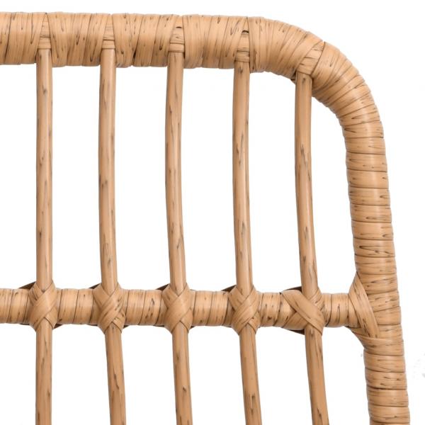 Gartenstühle 2 Stk. 48x62x84 cm PE-Rattan