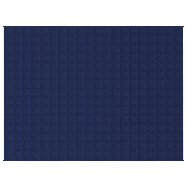 Gewichtsdecke Blau 150x200 cm 11 kg Stoff