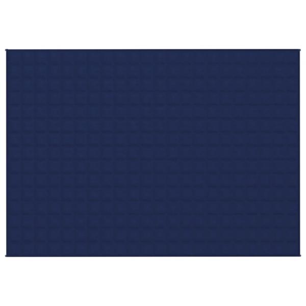 Gewichtsdecke Blau 155x220 cm 11 kg Stoff