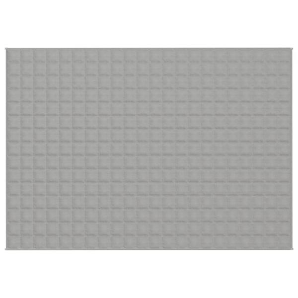 Gewichtsdecke Grau 155x220 cm 11 kg Stoff