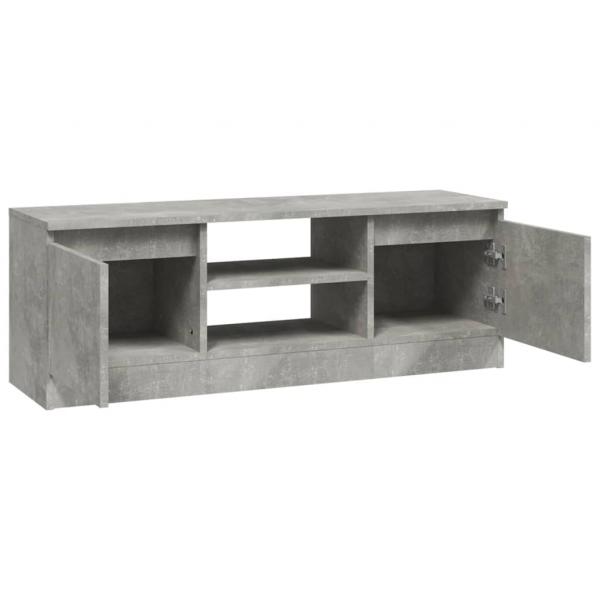 TV-Schrank mit Tür Betongrau 102x30x36 cm