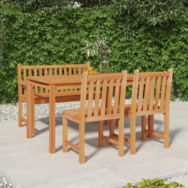 ARDEBO.de - 4-tlg. Garten-Essgruppe Massivholz Teak