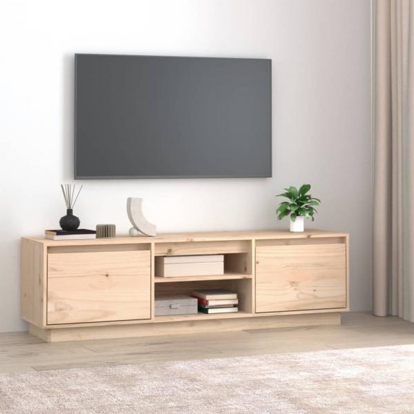 ARDEBO.de - TV-Schrank 140x35x40 cm Massivholz Kiefer