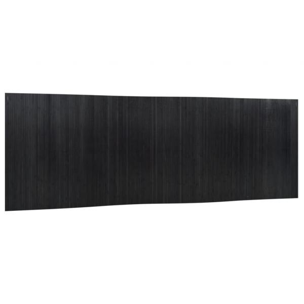 Paravent Schwarz 165x600 cm Bambus