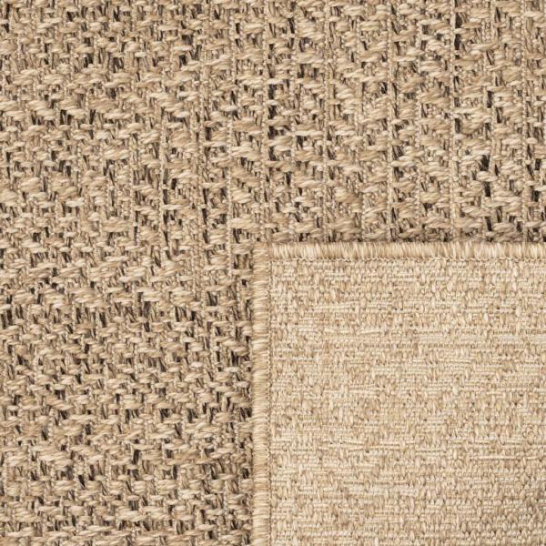 Teppich ZIZUR 240x340 cm Jute-Optik Indoor und Outdoor