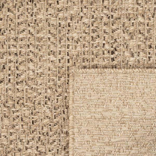 Teppich ZIZUR 80x250 cm Jute-Optik Indoor und Outdoor