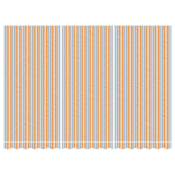 Markisenbespannung Mehrfarbig Gestreift 4,5x3 m