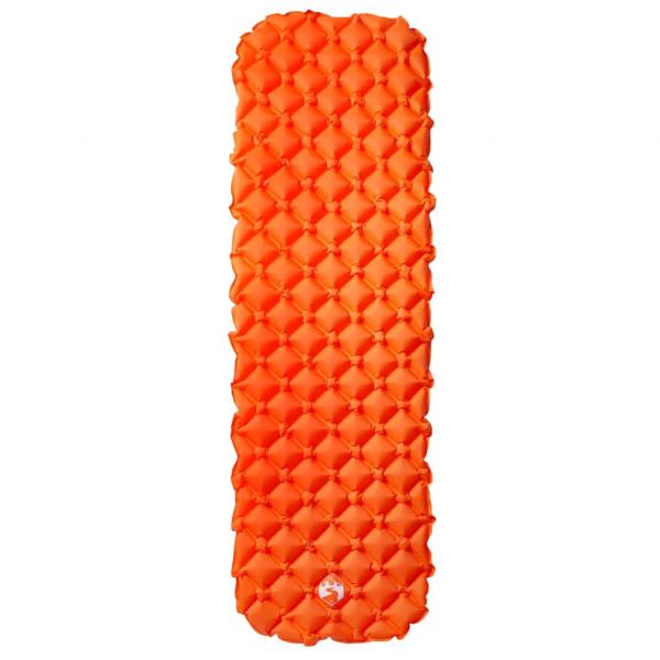 Aufblasbare Isomatte Orange 190x58x6 cm