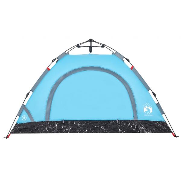 Campingzelt 2 Personen Blau Quick Release