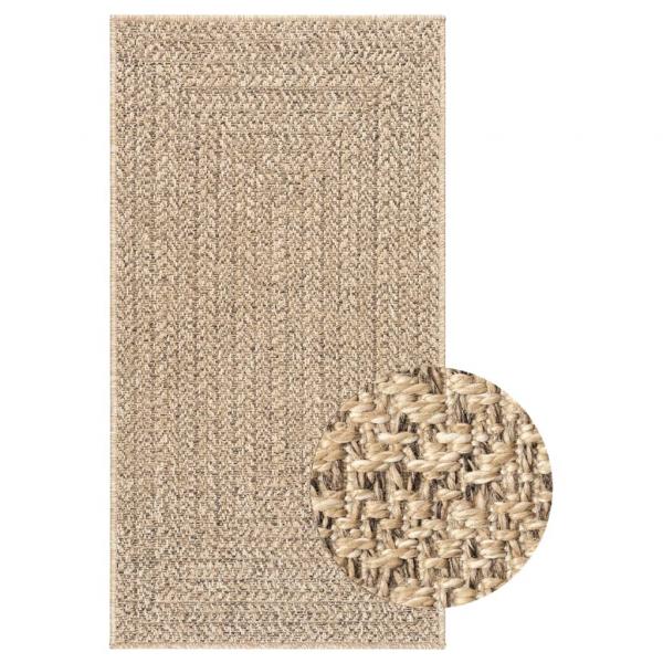 Teppich ZIZUR 60x110 cm Jute-Optik Indoor und Outdoor