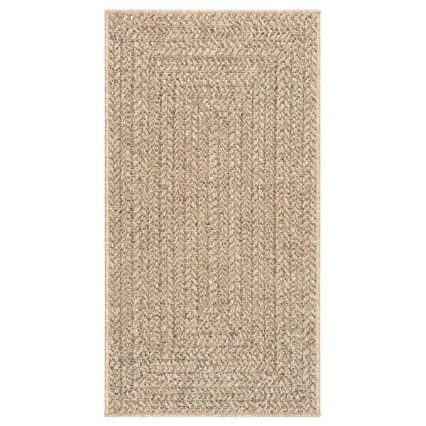 Teppich ZIZUR 60x110 cm Jute-Optik Indoor und Outdoor