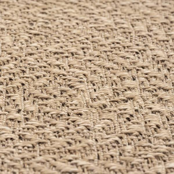 Teppich ZIZUR 80x200 cm Jute-Optik Indoor und Outdoor