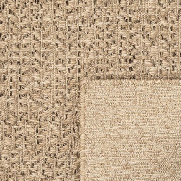 Teppich ZIZUR 240x340 cm Jute-Optik Indoor und Outdoor