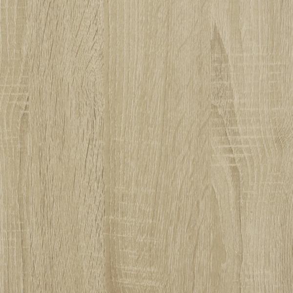 Bettgestell Sonoma-Eiche 90x190 cm Holzwerkstoff und Metall