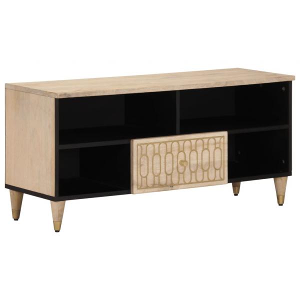 ARDEBO.de - TV-Schrank 100x33x46 cm Massivholz Mango