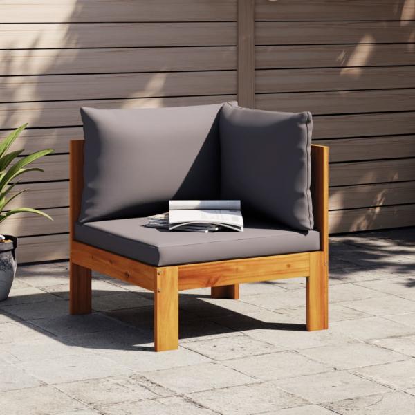 ARDEBO.de - Garten-Ecksofa mit Kissen Massivholz Akazie