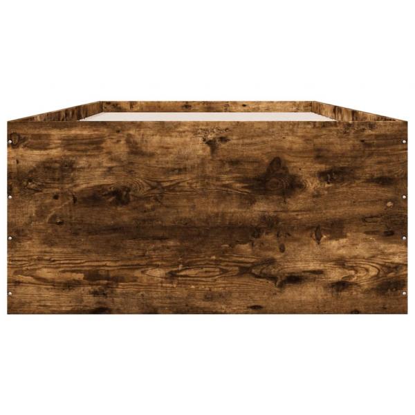 Bettgestell Räuchereiche 90x200 cm Holzwerkstoff