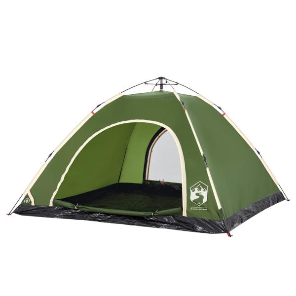 Campingzelt 5 Personen Grün Quick Release