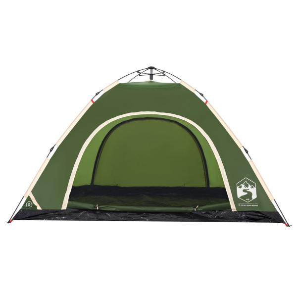 Campingzelt 5 Personen Grün Quick Release