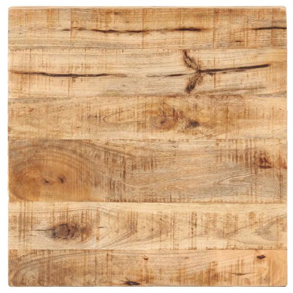 Bistrotisch Quadratisch 50x50x75 cm Raues Mangoholz 