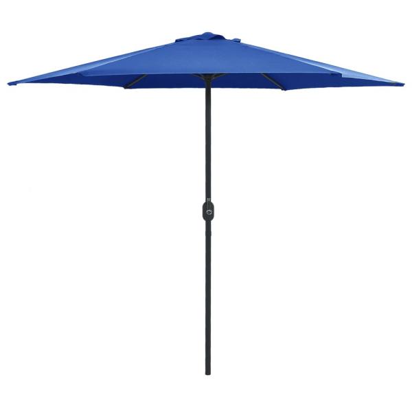 ARDEBO.de - Sonnenschirm mit Aluminium-Mast 270 x 246 cm Azurblau