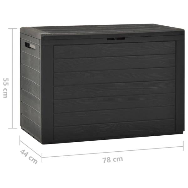 Gartenbox Anthrazit 78x44x55 cm