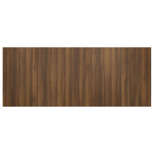 Kopfteil Braun Eichen-Optik 200x1,5x80 cm Holzwerkstoff