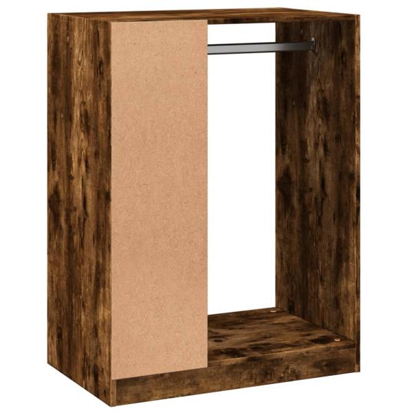 Kleiderschrank Betongrau 77x48x102 cm Holzwerkstoff