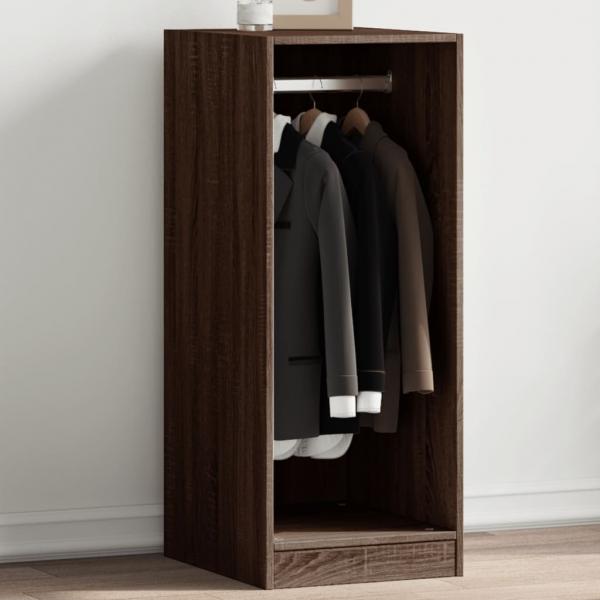 ARDEBO.de - Kleiderschrank Grau Sonoma 48x41x102 cm Holzwerkstoff