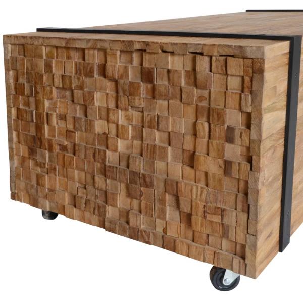 Beistelltisch Teak 60x60x38 cm