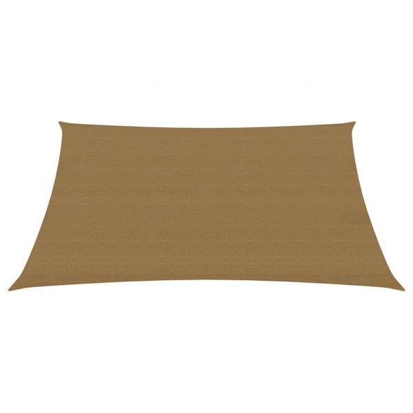 Sonnensegel 160 g/m² Taupe 3x4,5 m HDPE