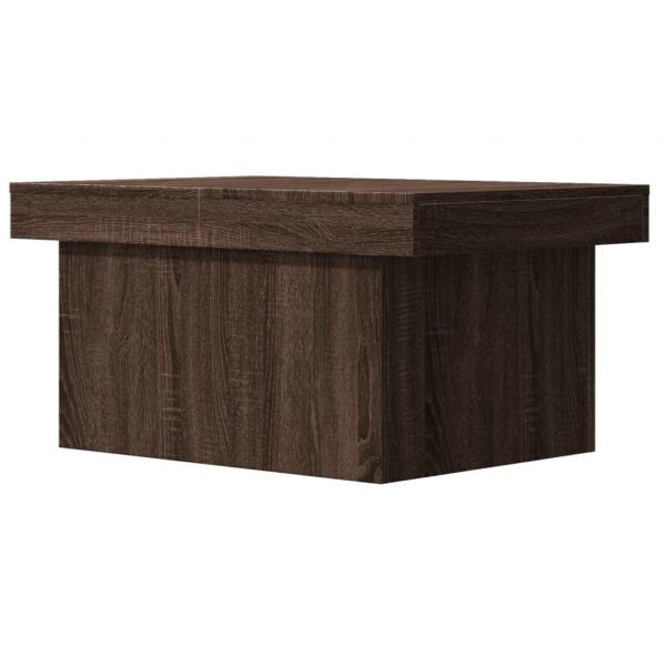 Couchtisch Braun Eichen-Optik 80x55x40 cm Holzwerkstoff