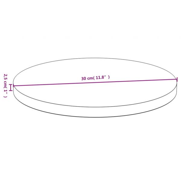 Tischplatte Ø30x2,5 cm Bambus