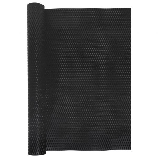 Balkon-Sichtschutz Schwarz 300x100 cm Poly Rattan