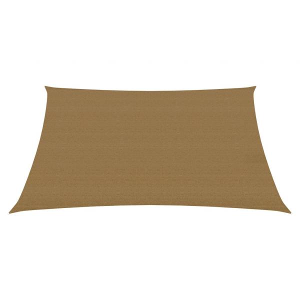 Sonnensegel 160 g/m² Taupe 4x4 m HDPE