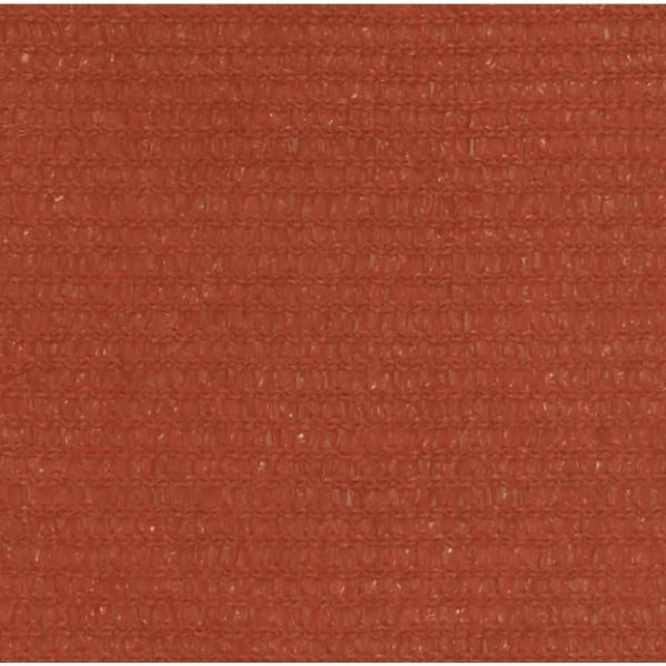 Sonnensegel 160 g/m² Terracotta-Rot 2,5x3,5 m HDPE