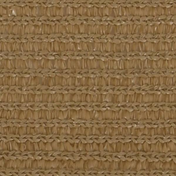 Sonnensegel 160 g/m² Taupe 5x5 m HDPE