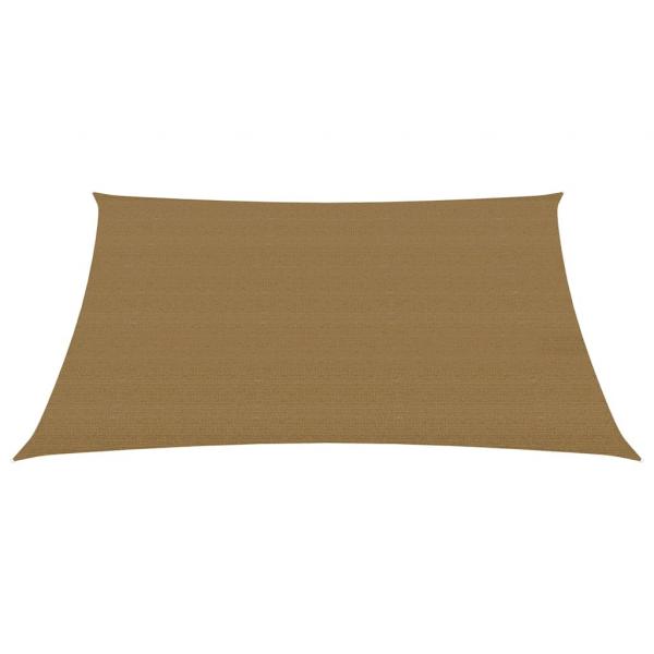 Sonnensegel 160 g/m² Taupe 3,5x5 m HDPE