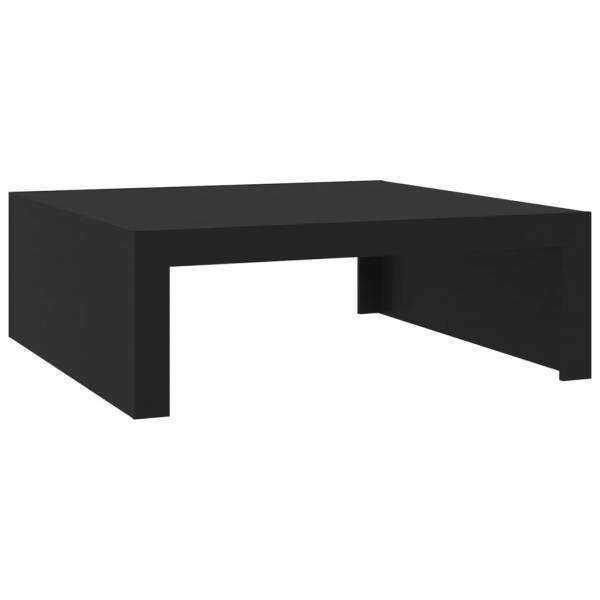 Couchtisch Schwarz 100x100x35 cm Holzwerkstoff