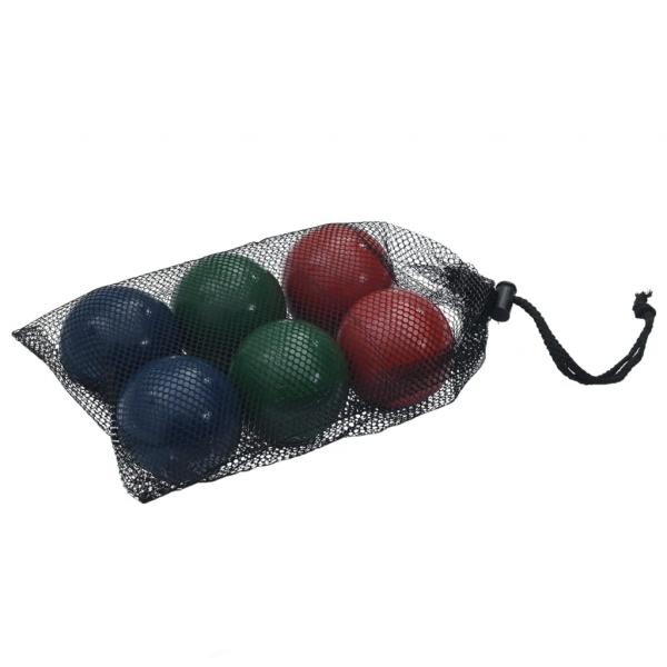 ARDEBO.de - 8-tlg. Boccia-Spielset mit Tragetasche Massivholz Kiefer