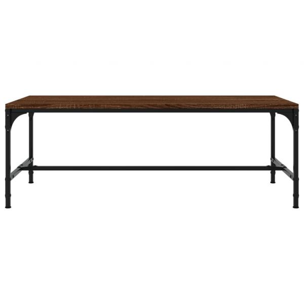 Couchtisch Braun Eichen-Optik 80x50x35 cm Holzwerkstoff