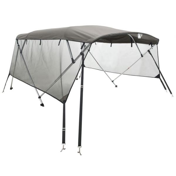 3-Bow Bimini-Top mit Mesh-Seitenteilen 183x(170-182)x137 cm