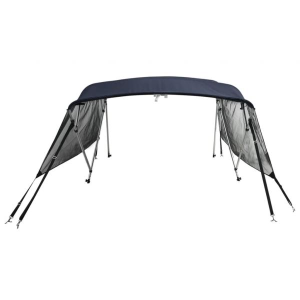 3-Bow Bimini-Top mit Mesh-Seitenteilen 183x(154-167)x137 cm