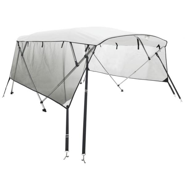 3-Bow Bimini-Top mit Mesh-Seitenteilen 183x(185-198)x137 cm