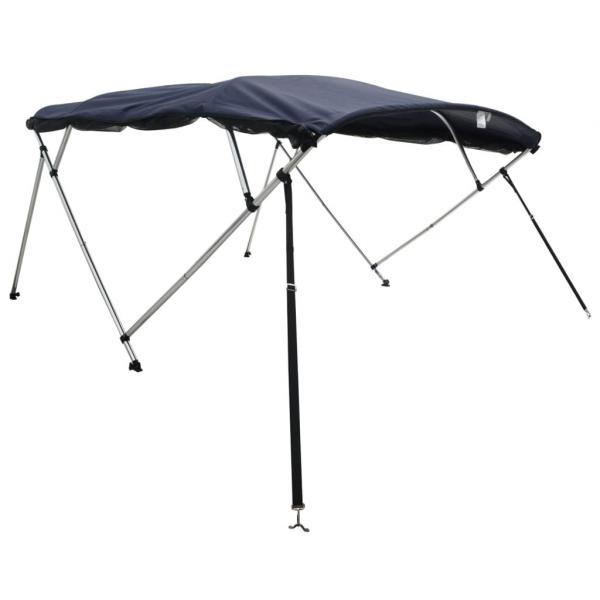 4-Bow Bimini-Top mit Mesh-Seitenteilen 243x(230-244)x137 cm