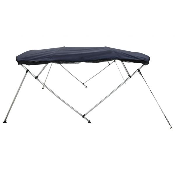 4-Bow Bimini-Top mit Mesh-Seitenteilen 243x(170-182)x137 cm